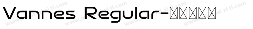 Vannes Regular字体转换